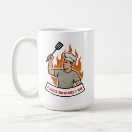 Ich grille, also bin ich lustig für Vater Ehemann  Kaffeetasse