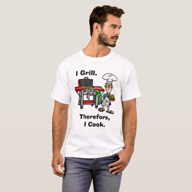 Ich grille deshalb mich koche T - Shirt die (Vorne ganz)
