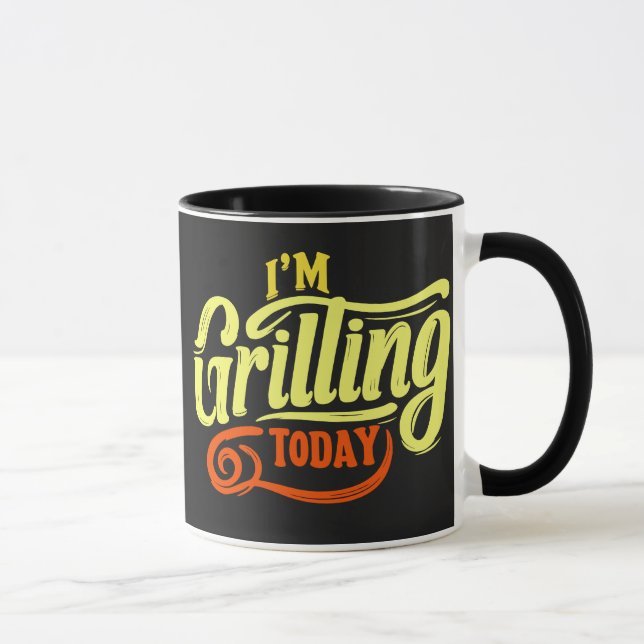 Ich grille heute den Reisetug Tasse (Rechts)