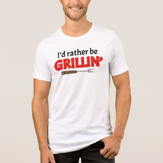 Ich grille lieber Grillmaster-Steaks Tri-Blend Shirt