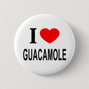 Ich ❤️ GUACAMOLE Ich liebe GUACAMOLE Ich mag GUACA Button