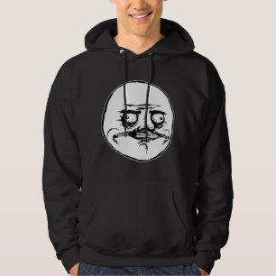 ich gusta Gesichtsrasereigesicht meme Spaß lol Hoodie