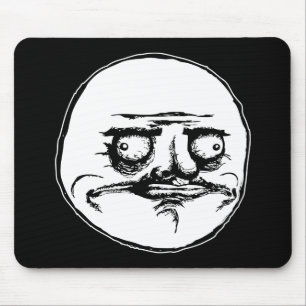 ich gusta Gesichtsrasereigesicht meme Spaß lol Mousepad