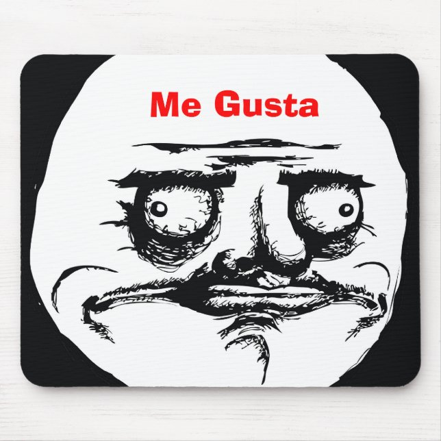 Ich Gusta Mousepad (Vorne)