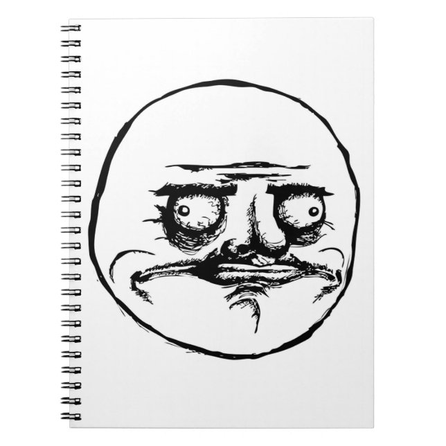 "Ich Gusta" Notizbuch Notizblock (Vorderseite)