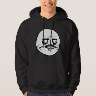 Ich Gusta Raserei-Gesicht Meme Hoodie