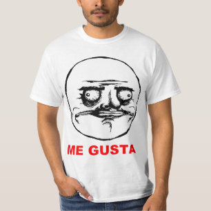 Ich Gusta Raserei-Gesicht Meme T-Shirt