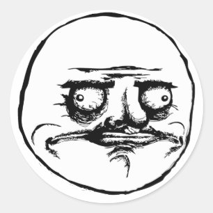 Ich Gusta Runder Aufkleber