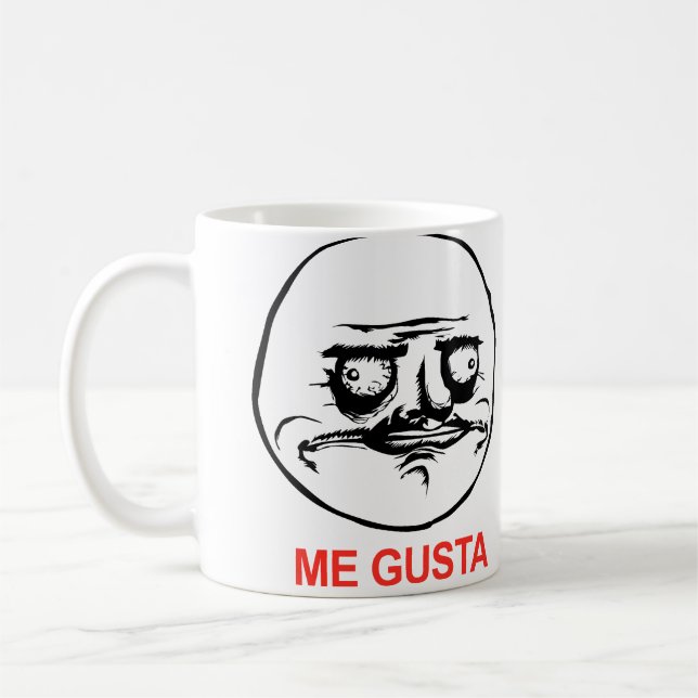 Ich Gusta stelle Meme gegenüber Kaffeetasse (Links)