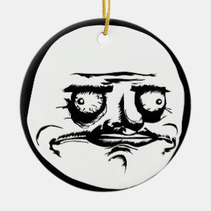Ich Gusta stelle Meme gegenüber Keramik Ornament