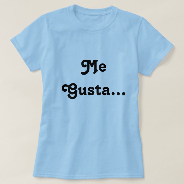 Ich gusta T-Shirt (Design vorne)