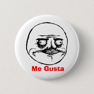 Ich Gusta Text-Art Button