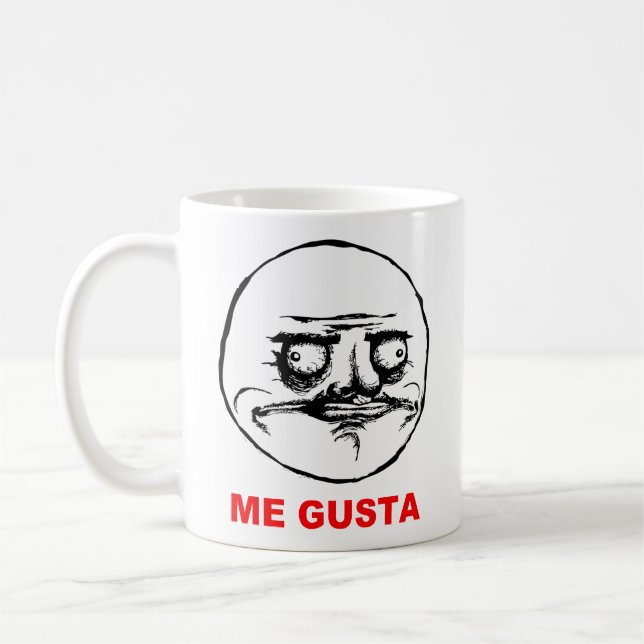 Ich Gusta (Text) Tasse (Links)