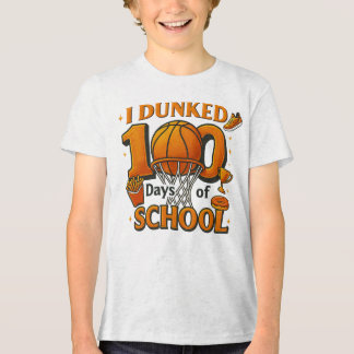 Ich habe 100 Schultage Basketball-Student Tri-Blend Shirt