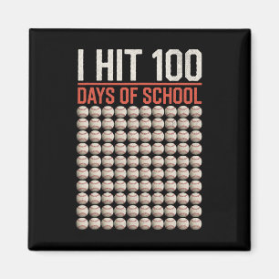 Ich habe 100 Schultage erreicht Lustig Bysebyll 10 Magnet