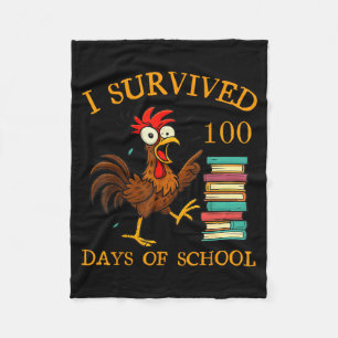 Ich habe 100 Schultage für Jungen Mädchen Schüler Fleecedecke