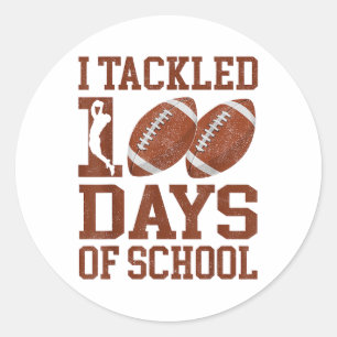 Ich habe 100 Tage der Schule 100. Tag der Schule Runder Aufkleber