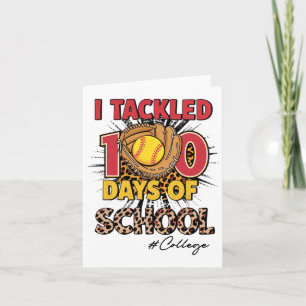 Ich habe 100 Tage der Uni Softbyll Leopard Kid Karte