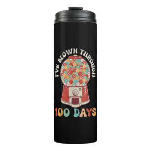 Ich habe 100 Tage durchlebt Thermosbecher