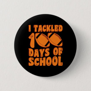 Ich habe 100 Tage Fußball für Schulboys 100. D abg Button