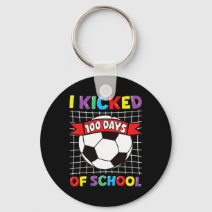 Ich habe 100 Tage Fußball-Sport-Kinder-Clic in der Schlüsselanhänger