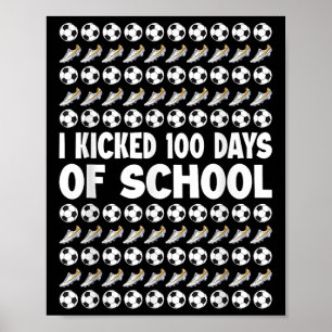 Ich habe 100 Tage lang die Spiele für den Schulsoc Poster