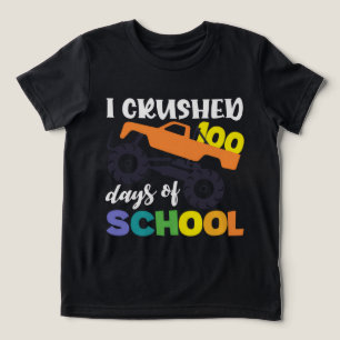Ich habe 100 Tage Schul-LKW 2025 geknackt Tri-Blend Shirt