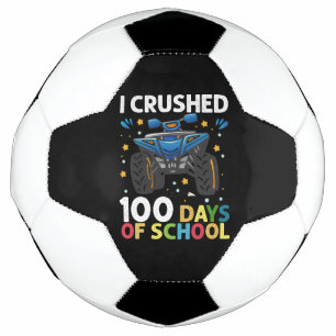 Ich habe 100 Tage Schul-Monstertruck-Jungs zerquet Fußball