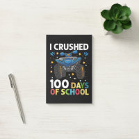 Ich habe 100 Tage Schul-Monstertruck-Jungs zerquet