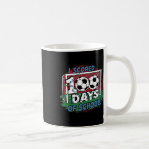 Ich habe 100 Tage Schule erzielt Fußballspieler Kl Kaffeetasse