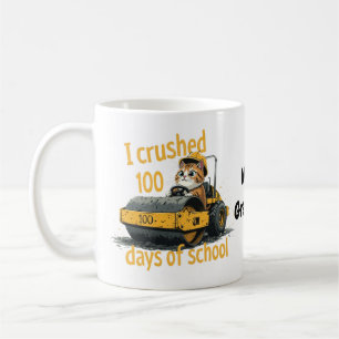 Ich habe 100 Tage Schule geschafft - Feiern Sie de Kaffeetasse
