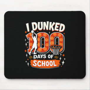 Ich habe 100 Tage Schule Jungen Sketll 100. Tag Mousepad