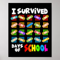 Ich habe 100 Tage Schule überlebt Lehrer und Kinde
