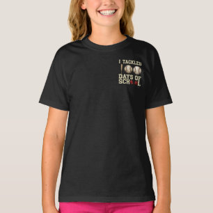 Ich habe 100 Tage Schule und Baseball-Design gemei T-Shirt