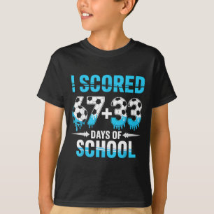 Ich habe 100 Tage Schulfußball 100. Tag der Schule T-Shirt