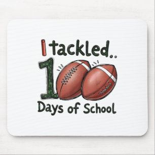Ich habe 100 Tage Schulfußball 100. Tag St. Mousepad