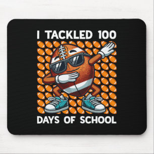 Ich habe 100 Tage Schulfußball 100 Tage Mousepad
