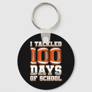 Ich habe 100 Tage Schulfußball abgehalten 1 Schlüsselanhänger