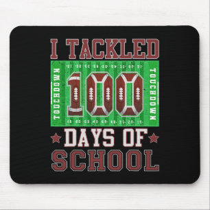 Ich habe 100 Tage Schulfußball am 100. Mousepad
