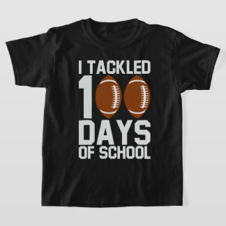 Ich habe 100 Tage Schulfußball-Design angerufen T-Shirt