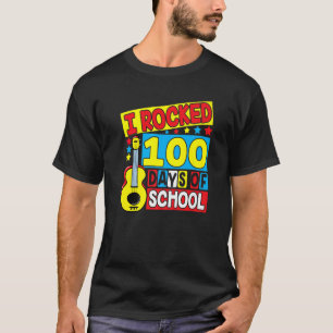 Ich habe 100 Tage Schulgitarre-Musik gerockt 100.  T-Shirt