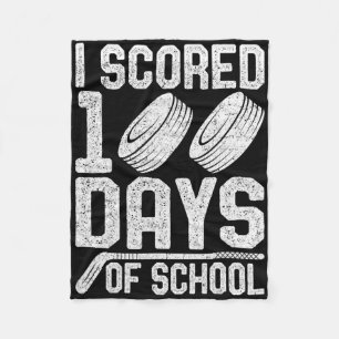Ich habe 100 Tage Schulhockey-Schüler-Lehrerin bek Fleecedecke