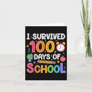 Ich habe 100 Tage Schullehrer überlebt 10 Karte