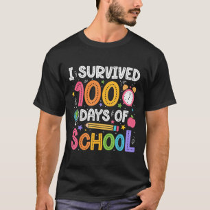 Ich habe 100 Tage Schullehrer überlebt 10 T-Shirt
