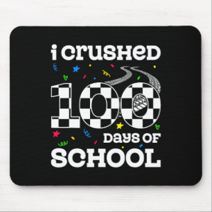 Ich habe 100 Tage Schulrennautorennen Jungen zerma Mousepad