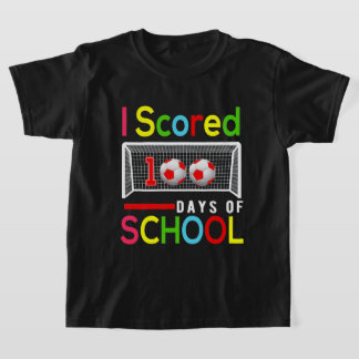 Ich habe 100 Tage Schulsoccer 100 Tage Schule beko T-Shirt