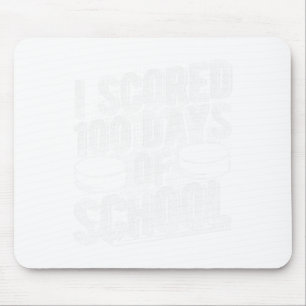 Ich habe 100 Tage Schultag-Hockey erzielt Mousepad