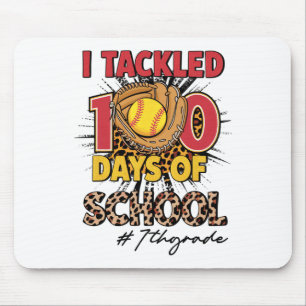 Ich habe 100 Tage von 7. Klasse Softbyll Leopard g Mousepad
