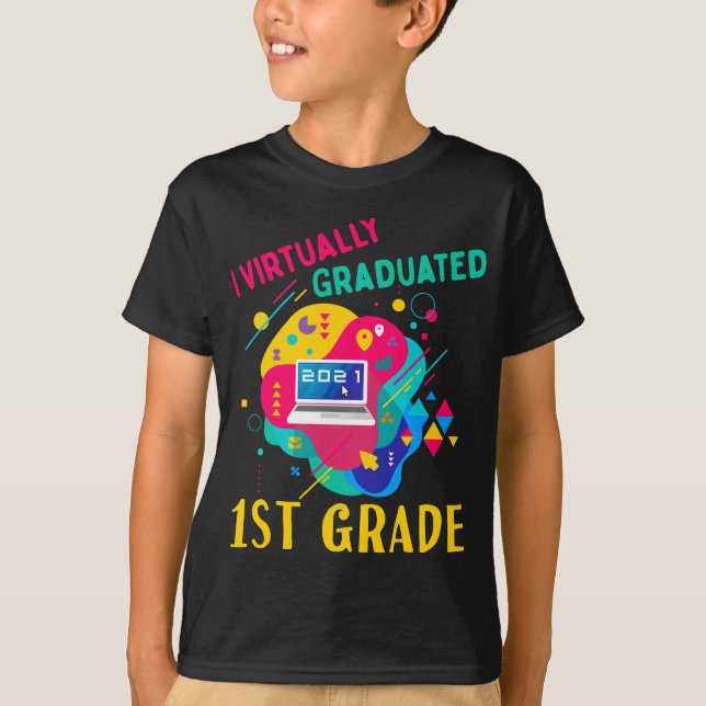 Ich habe 2021 praktisch den 1. GRADE absolviert.T- T-Shirt (Vorderseite)