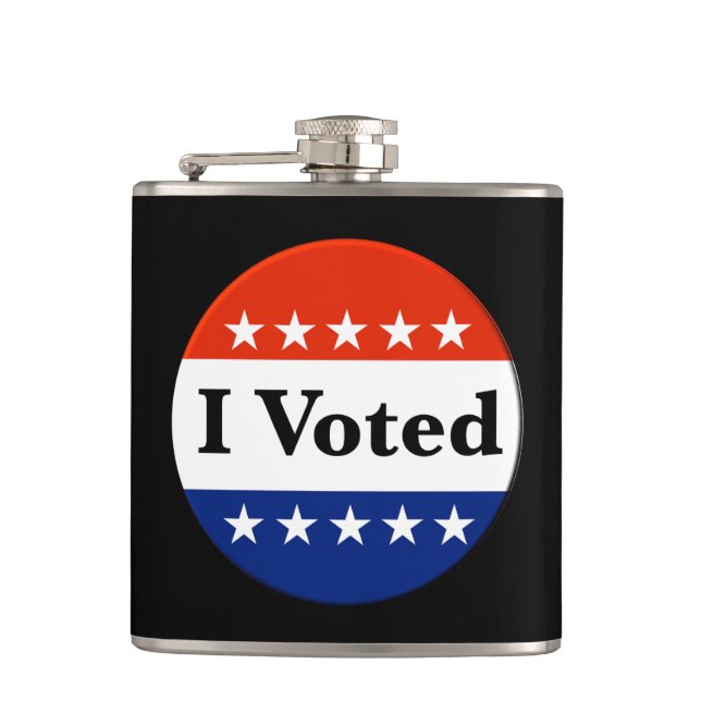 Ich habe 2026 gewählt flachmann (Vorderseite)